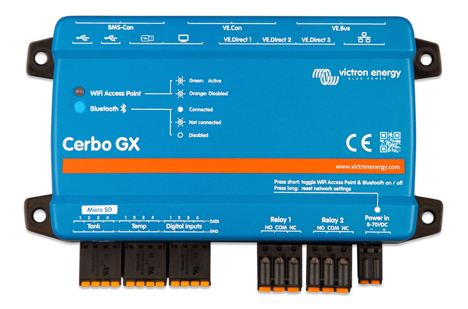 Cerbo GX (top_conn) Cerbo GX - Image 1