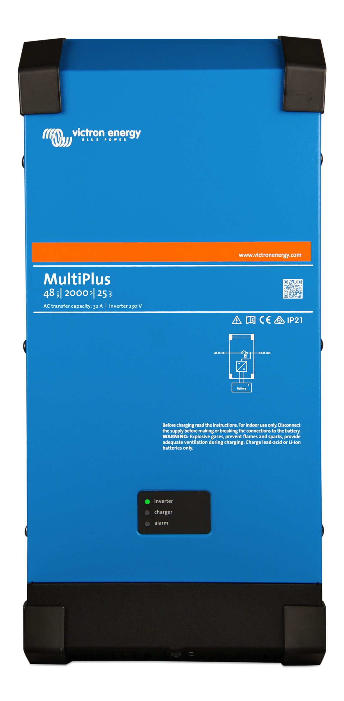 MultiPlus 48V 2000VA 25-32 230V VE.Bus (front) Multiplus - Image 1